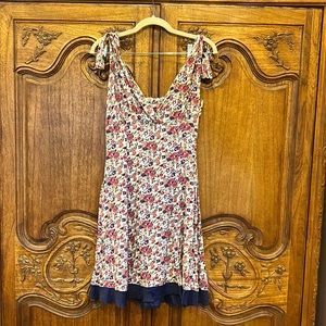 Floral fit and flare dress